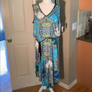 Multicolored Sleeveless Dress